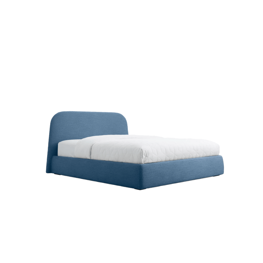 Blu Dot Furniture Queen / Vesper Marine Blue Lid Storage Bed