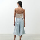 Alysi Clothing Linen Bermuda Shorts