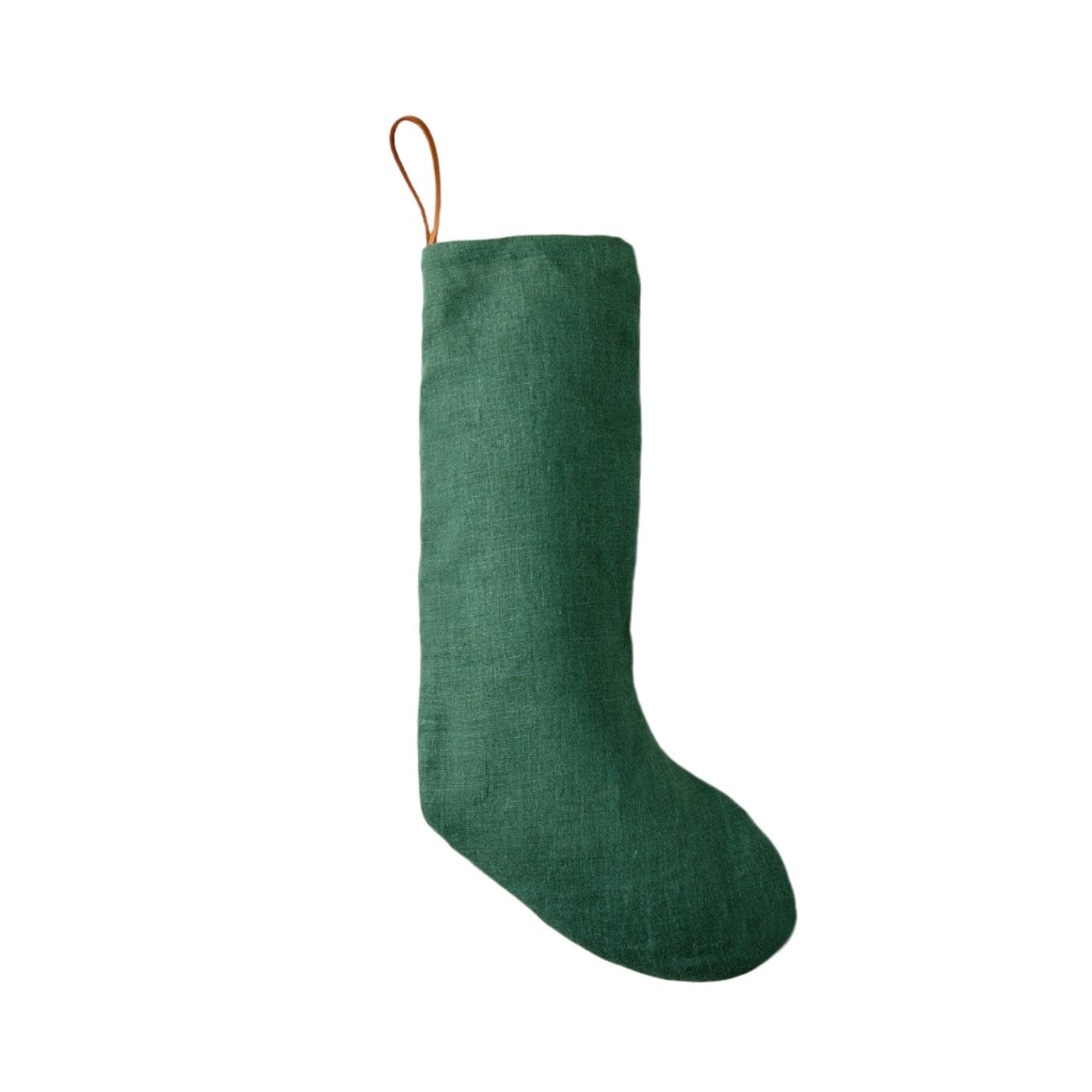 Celina Mancurti, LLC Holiday Emerald Linen Stocking, Various Colorways