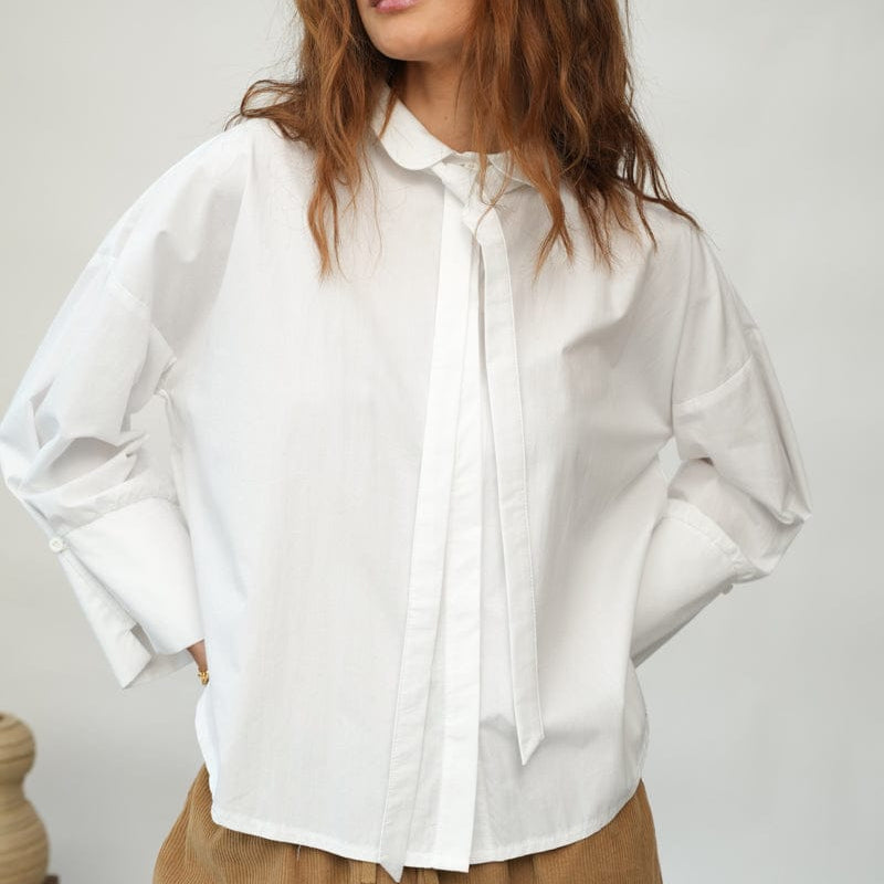 Beaumont Organic SHOP Luna Poplin and Jersey Shirt