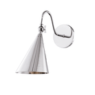 Hudson Valley Lighting SHOP Polished Nickel Lupe Wall Sconce