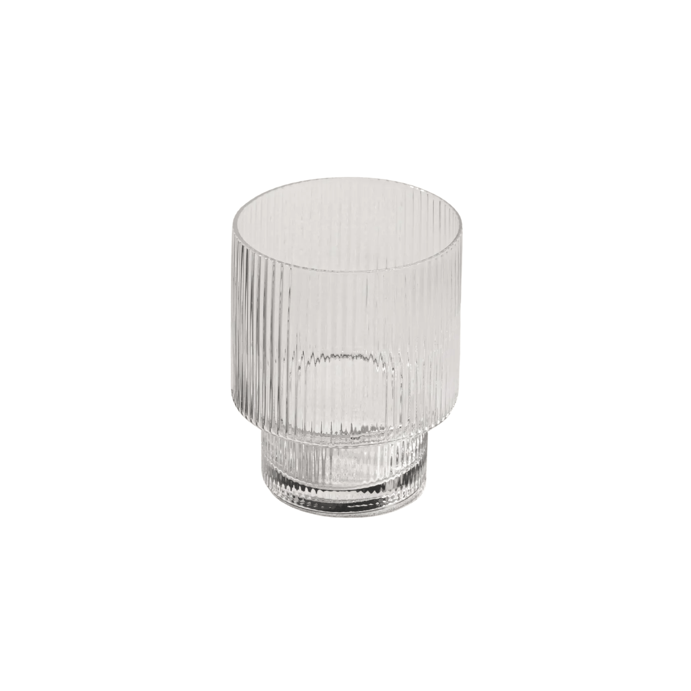 Kadra Kitchenware SHOP Malibu Ribbed Rocks Glass