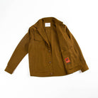 Stitch Note Clothing Small / Golden Melange Wool Jacket in Various Colors