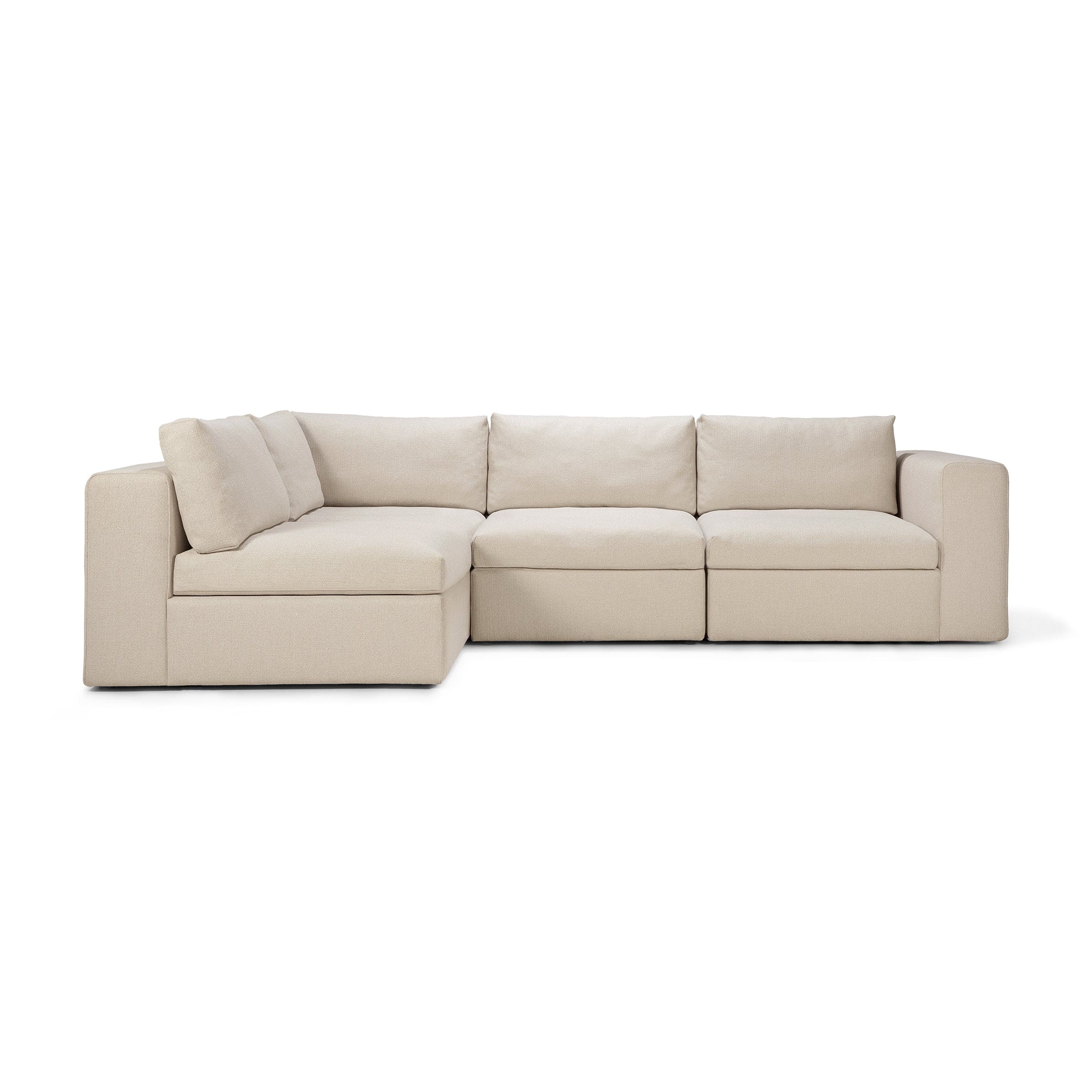 Ethnicraft Furniture Mellow Modular Sofa, End Seater