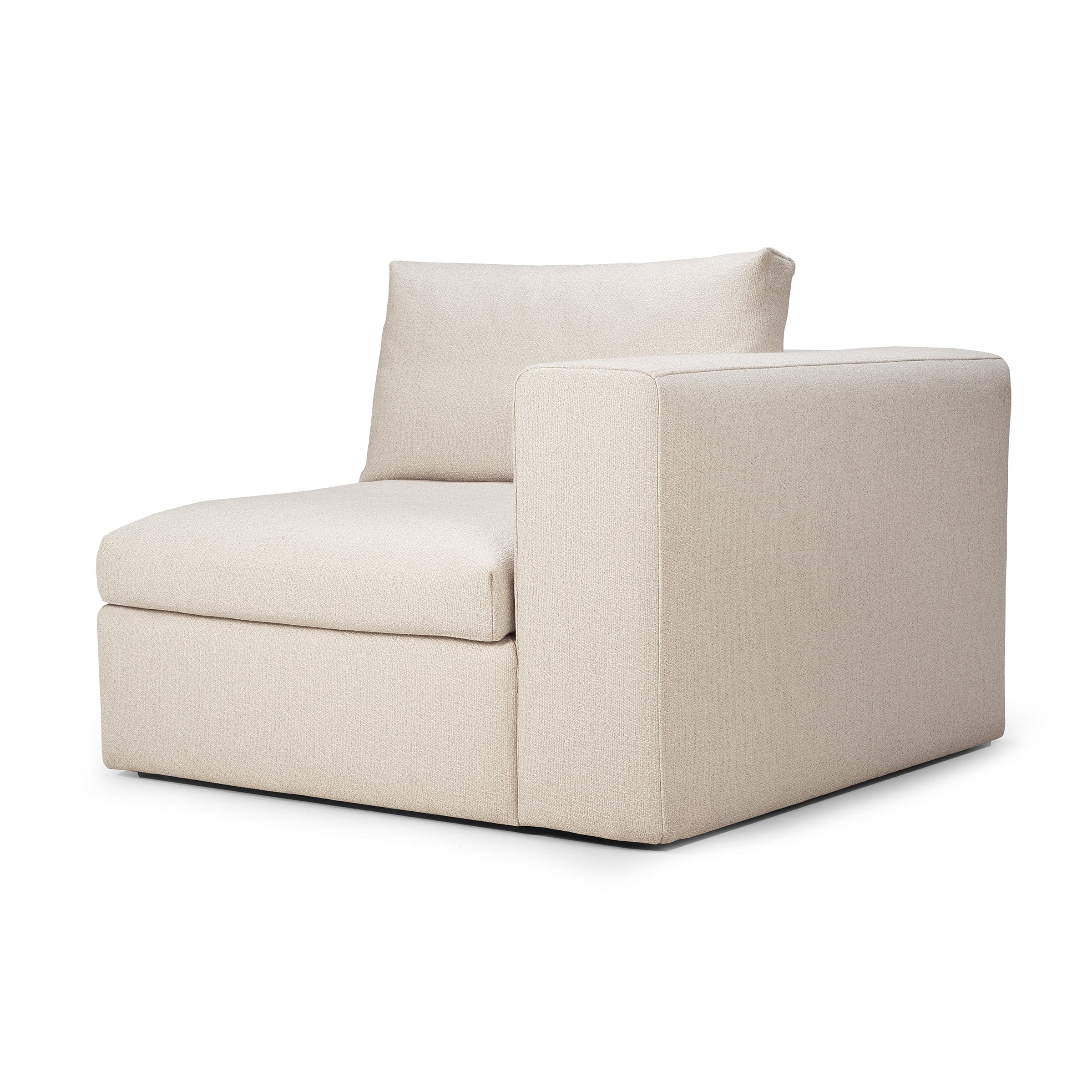 Ethnicraft Furniture Mellow Modular Sofa, End Seater