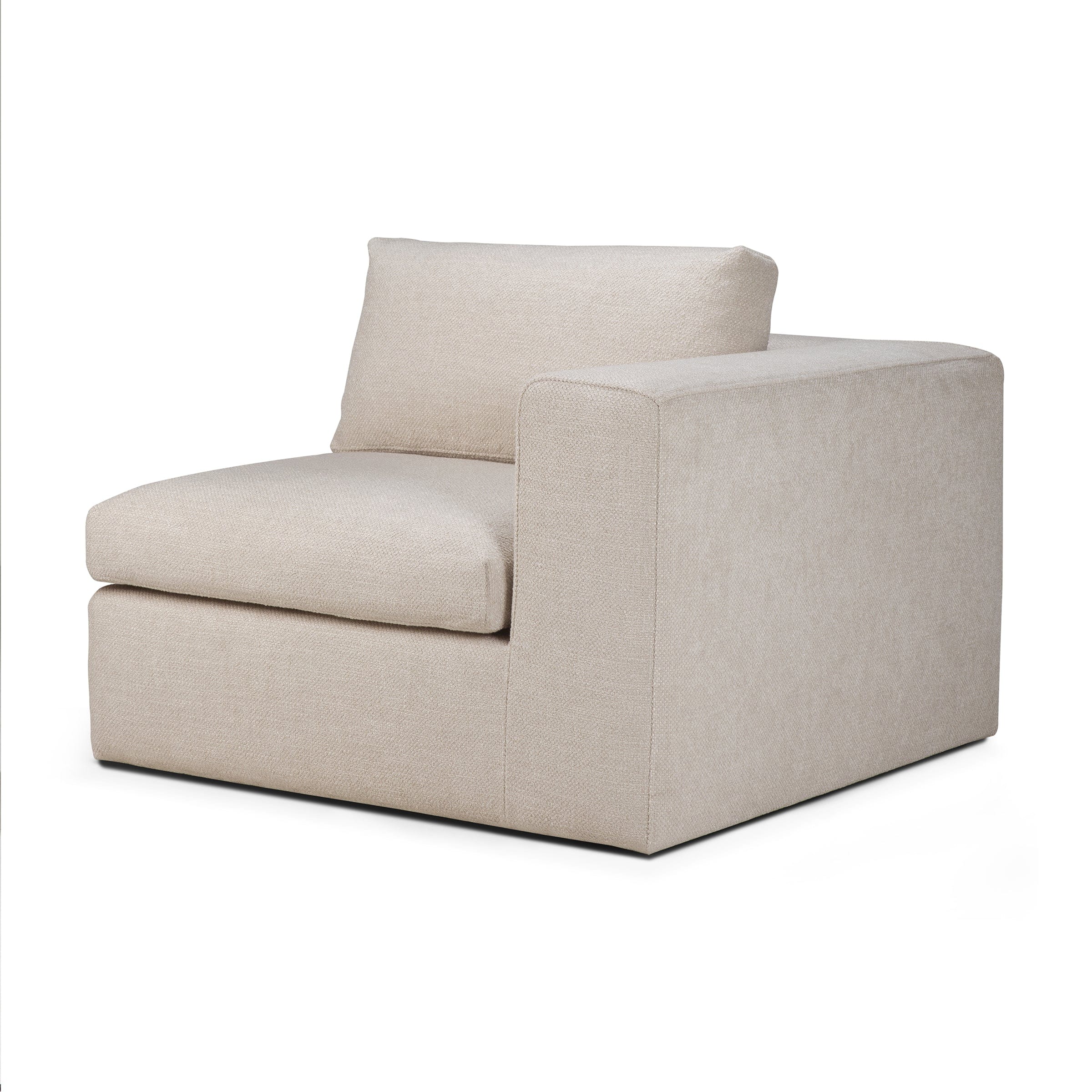Ethnicraft Furniture Mellow Modular Sofa, End Seater