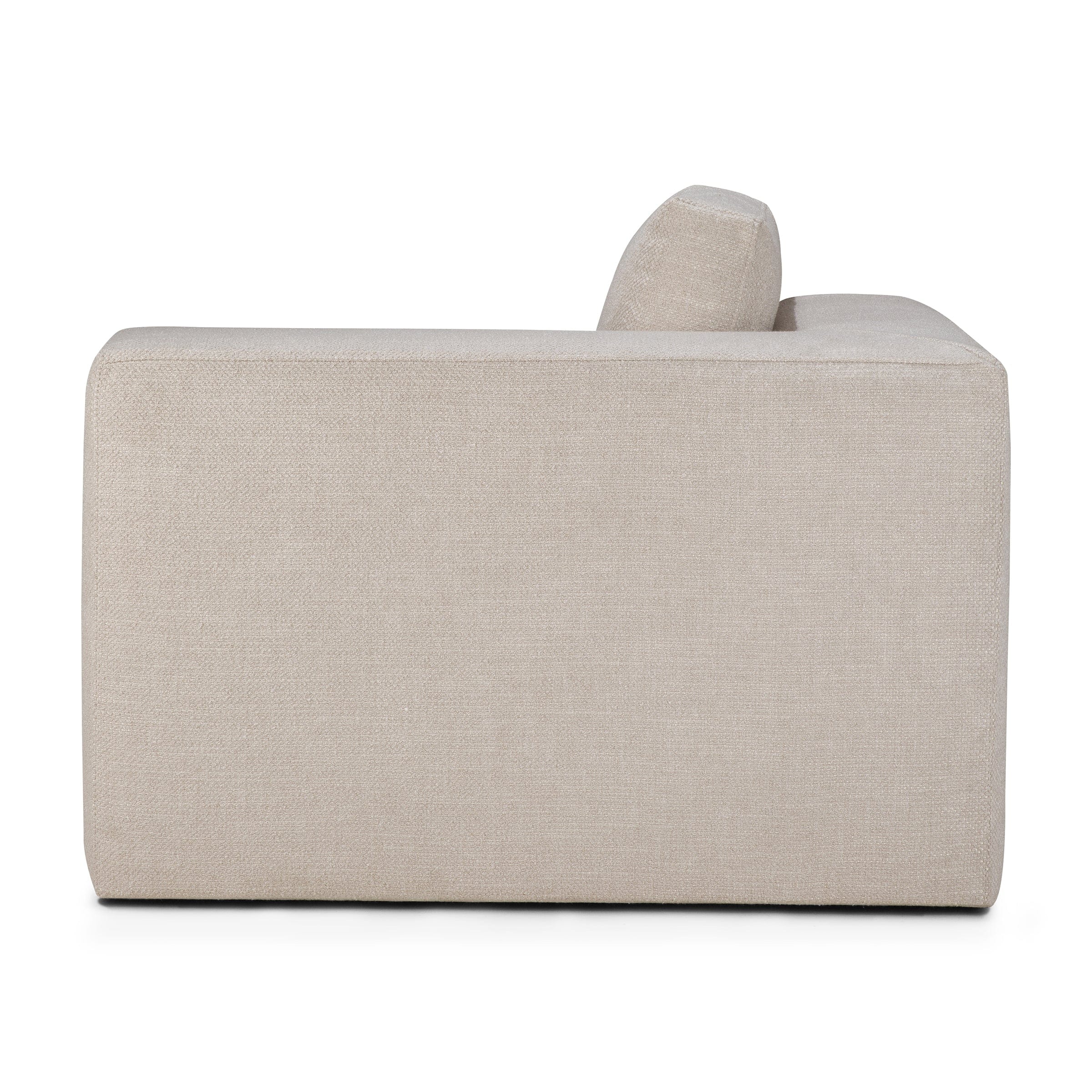 Ethnicraft Furniture Mellow Modular Sofa, End Seater