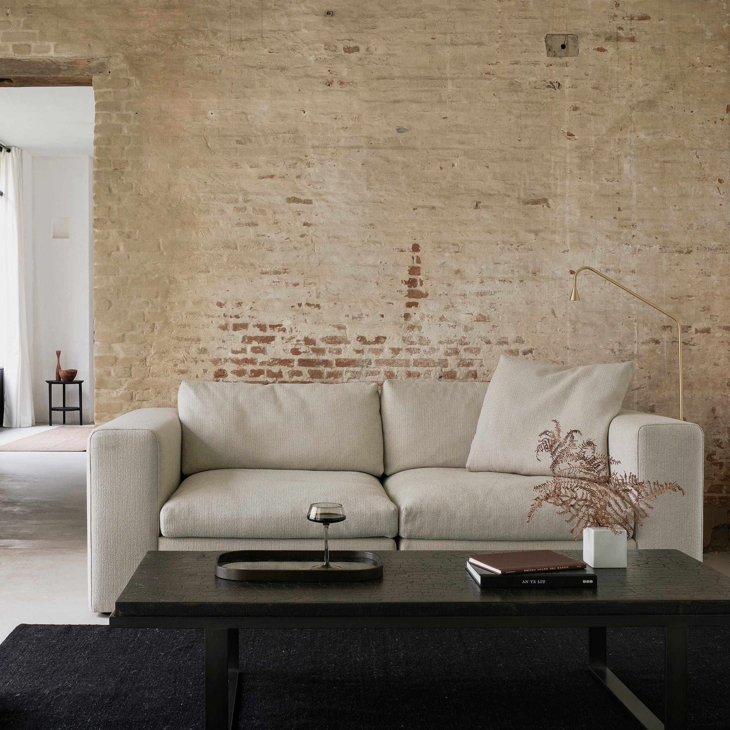 Ethnicraft Furniture Mellow Modular Sofa, End Seater