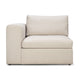 Ethnicraft Furniture Off White - Right Arm Mellow Modular Sofa, End Seater
