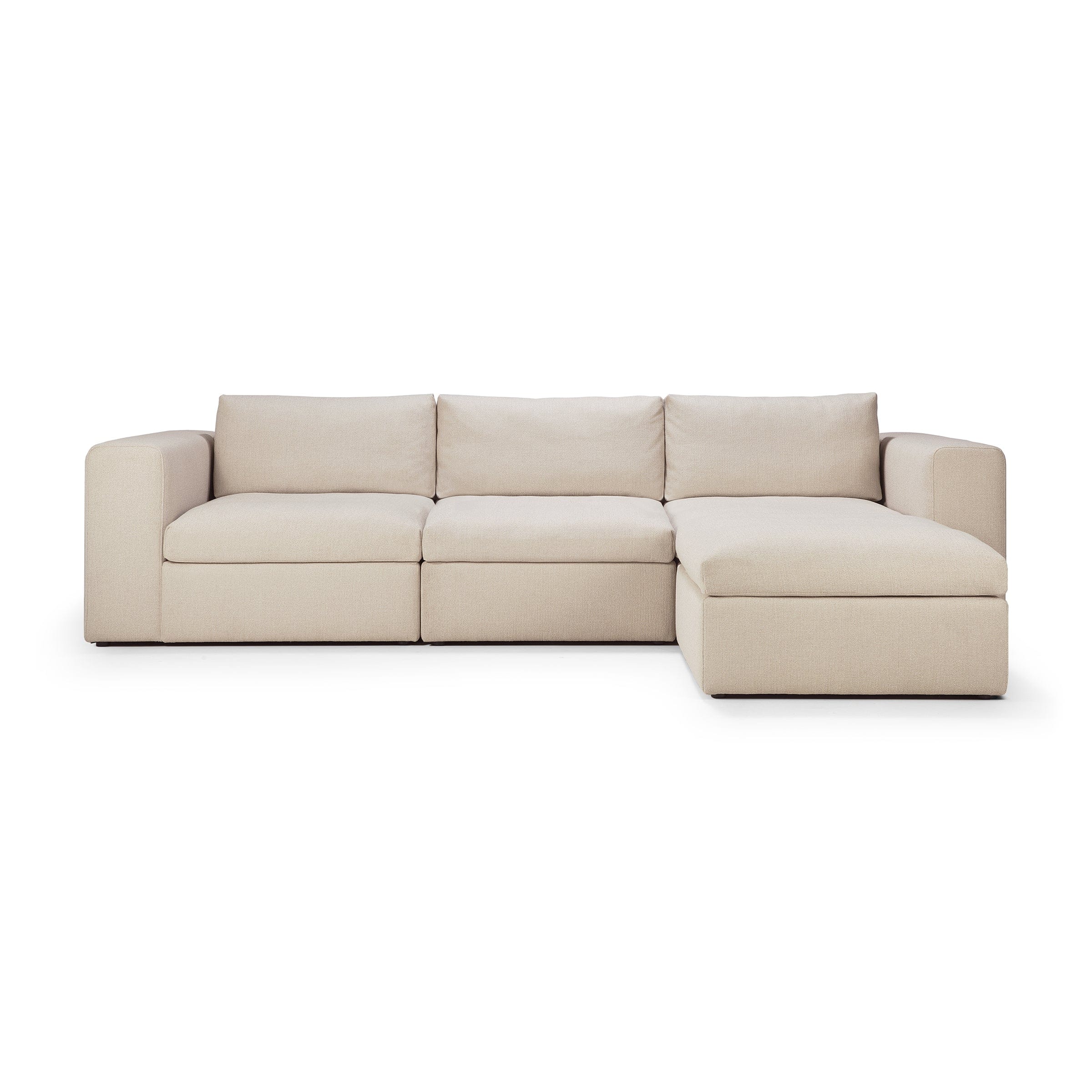 Ethnicraft Furniture Mellow Modular Sofa, Footstool
