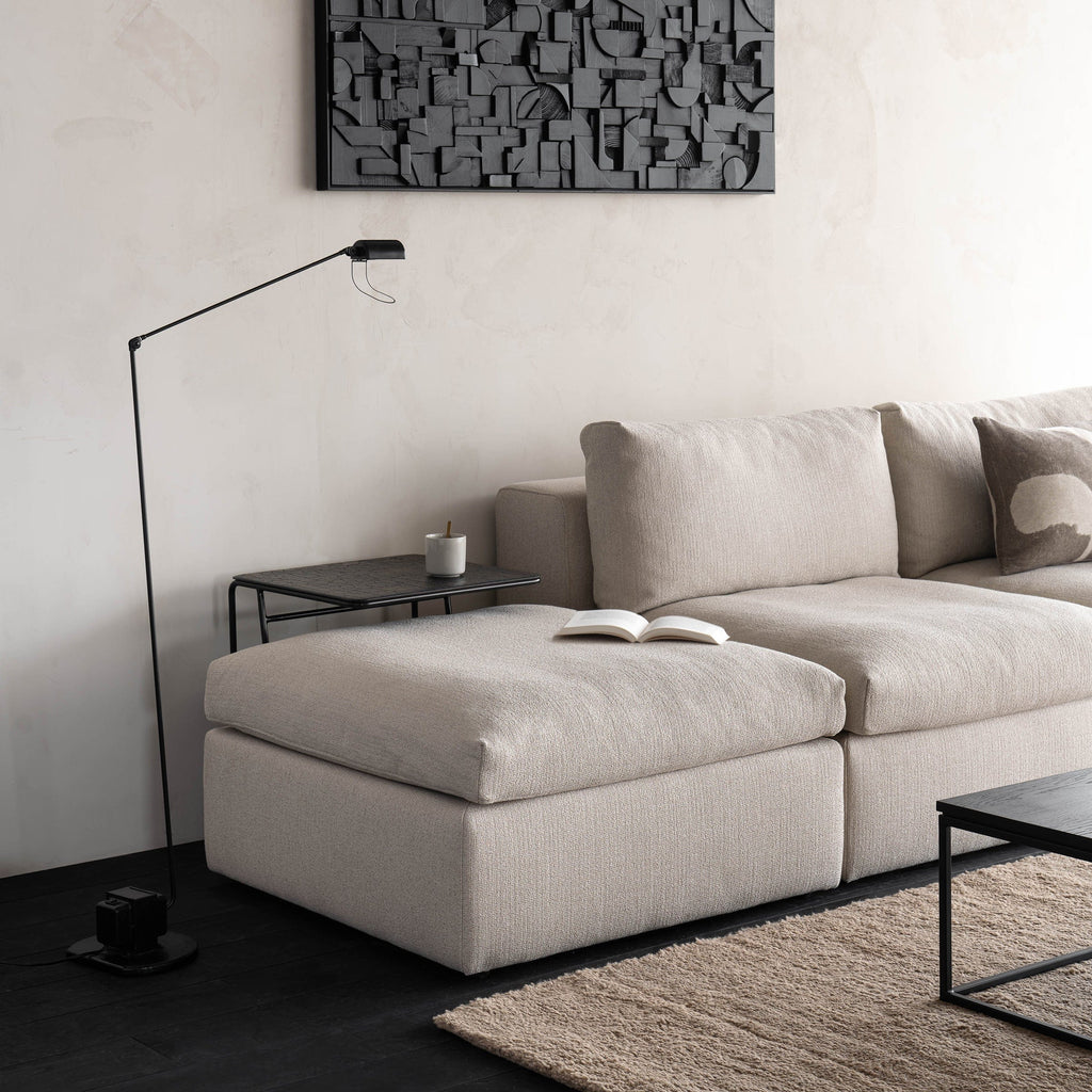 Ethnicraft Furniture Mellow Modular Sofa, Footstool