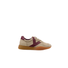 Keh-Noo SHOP Men's KM 9713 Sneakers, Sand/ Bordeaux