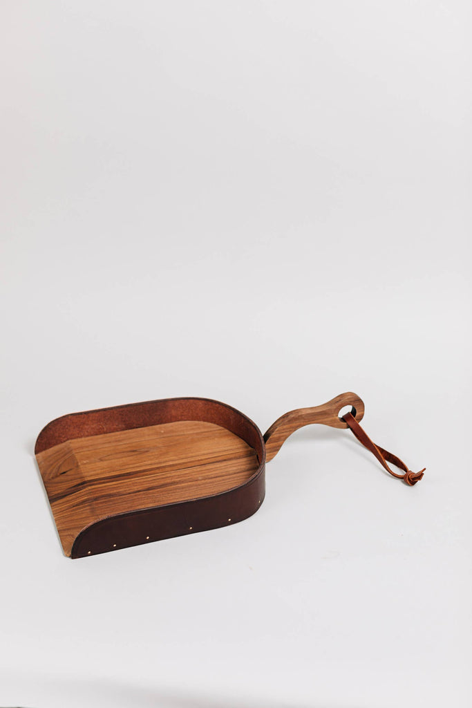 Millstream Home Millstream Home - The Wood and Leather Dustpan