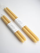 Mo&Co Home 10 Inches Mo&Co Home - 10" & 14" - 100% Beeswax Dipped Candles | Natural Gold