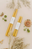 Mo&Co Home Mo&Co Home - 10" & 14" - 100% Beeswax Dipped Candles | Natural Gold