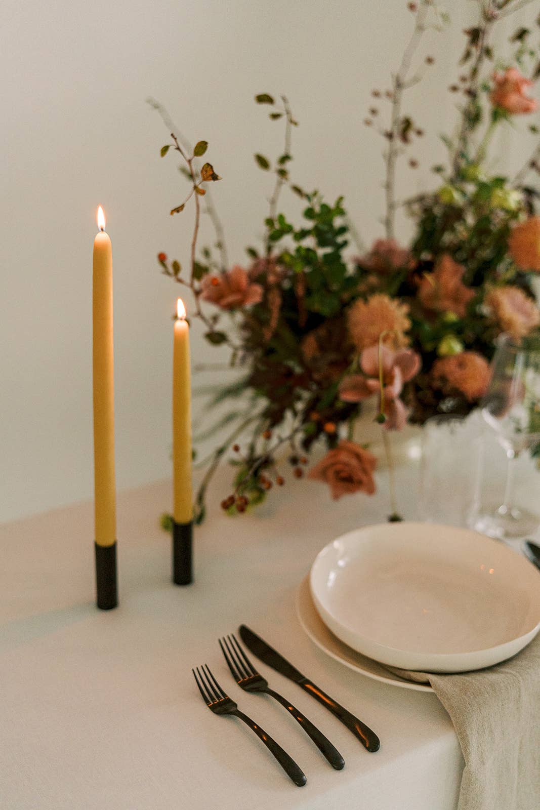 Mo&Co Home Mo&Co Home - 10" & 14" - 100% Beeswax Dipped Candles | Natural Gold