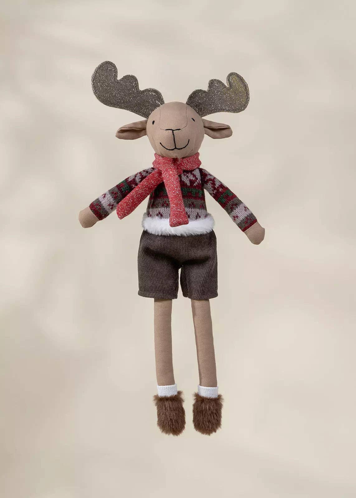 Coco Village Toy Moose Plush Toy - Holiday Collection