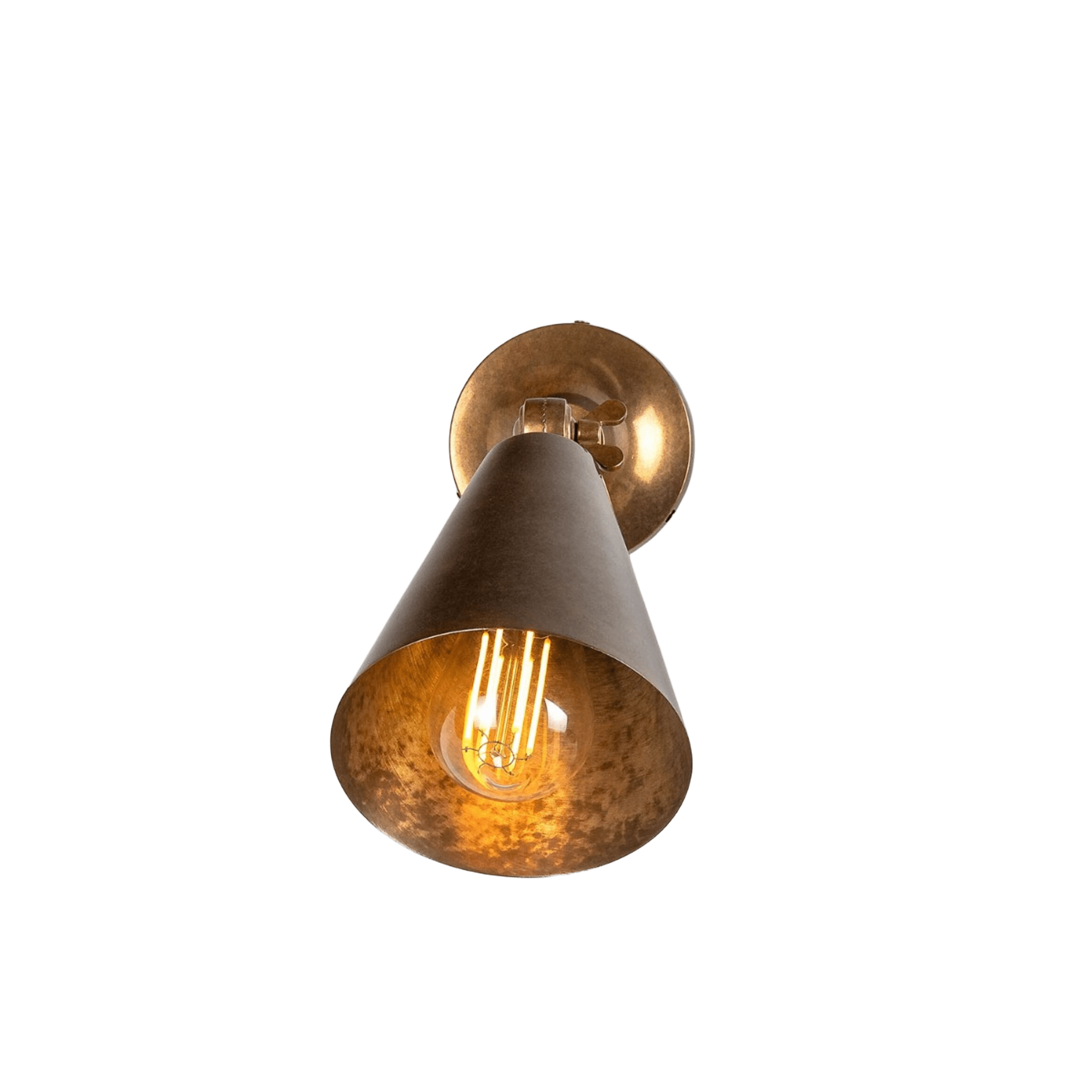 Mullan Lighting Lighting Moya Adjustable Brass Wall Sconce