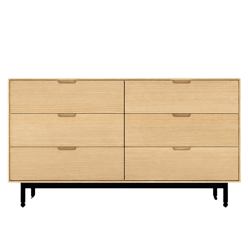 Gus Modern Furniture 6-Drawer / Oak Munro Dresser