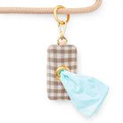 The Foggy Dog SHOP Mushroom Gingham Pet Waste Bag Dispenser