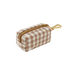The Foggy Dog SHOP Mushroom Gingham Pet Waste Bag Dispenser