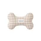 The Foggy Dog SHOP Mushroom Gingham Squeaky Dog Bone