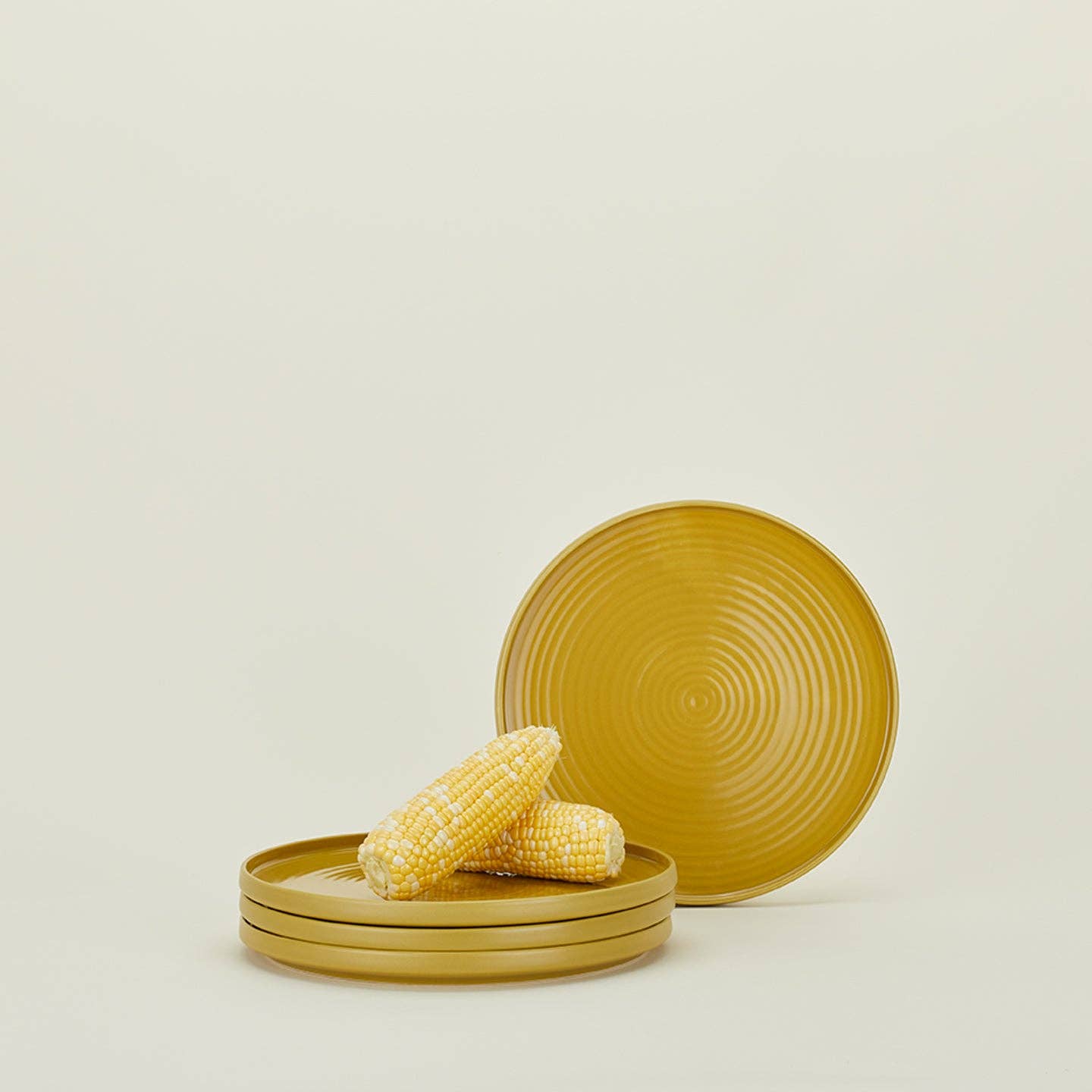 Hawkins New York SHOP Mustard Dinner Plates, Set of 4