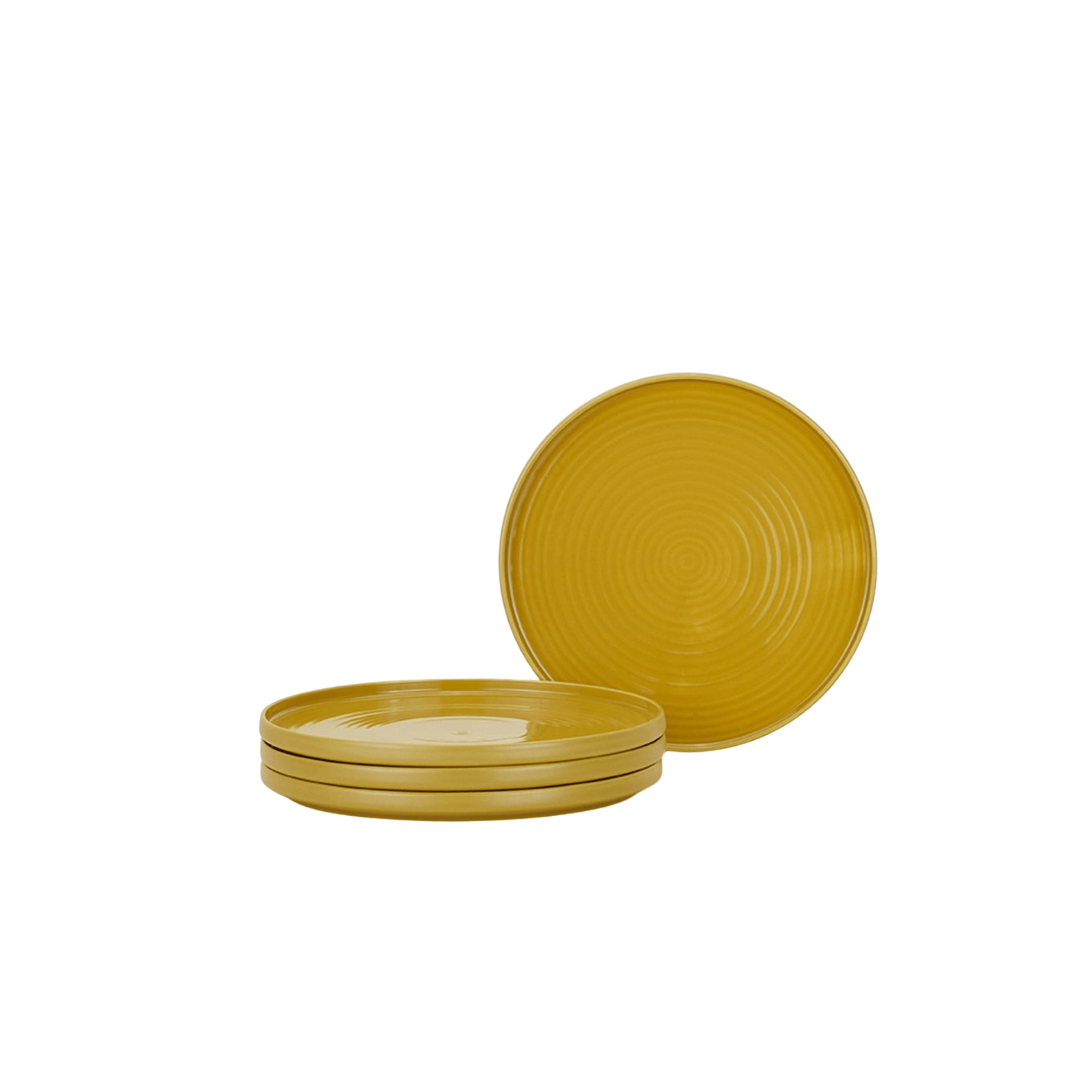 Hawkins New York SHOP Mustard Dinner Plates, Set of 4