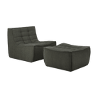 Ethnicraft Furniture N701 Modular Sofa, 1 Seater
