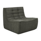 Ethnicraft Furniture N701 Modular Sofa, 1 Seater