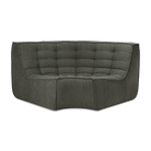 Ethnicraft Furniture Moss N701 Modular Sofa, 90° Round Corner