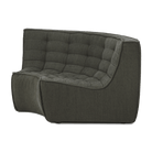 Ethnicraft Furniture N701 Modular Sofa, Corner Round