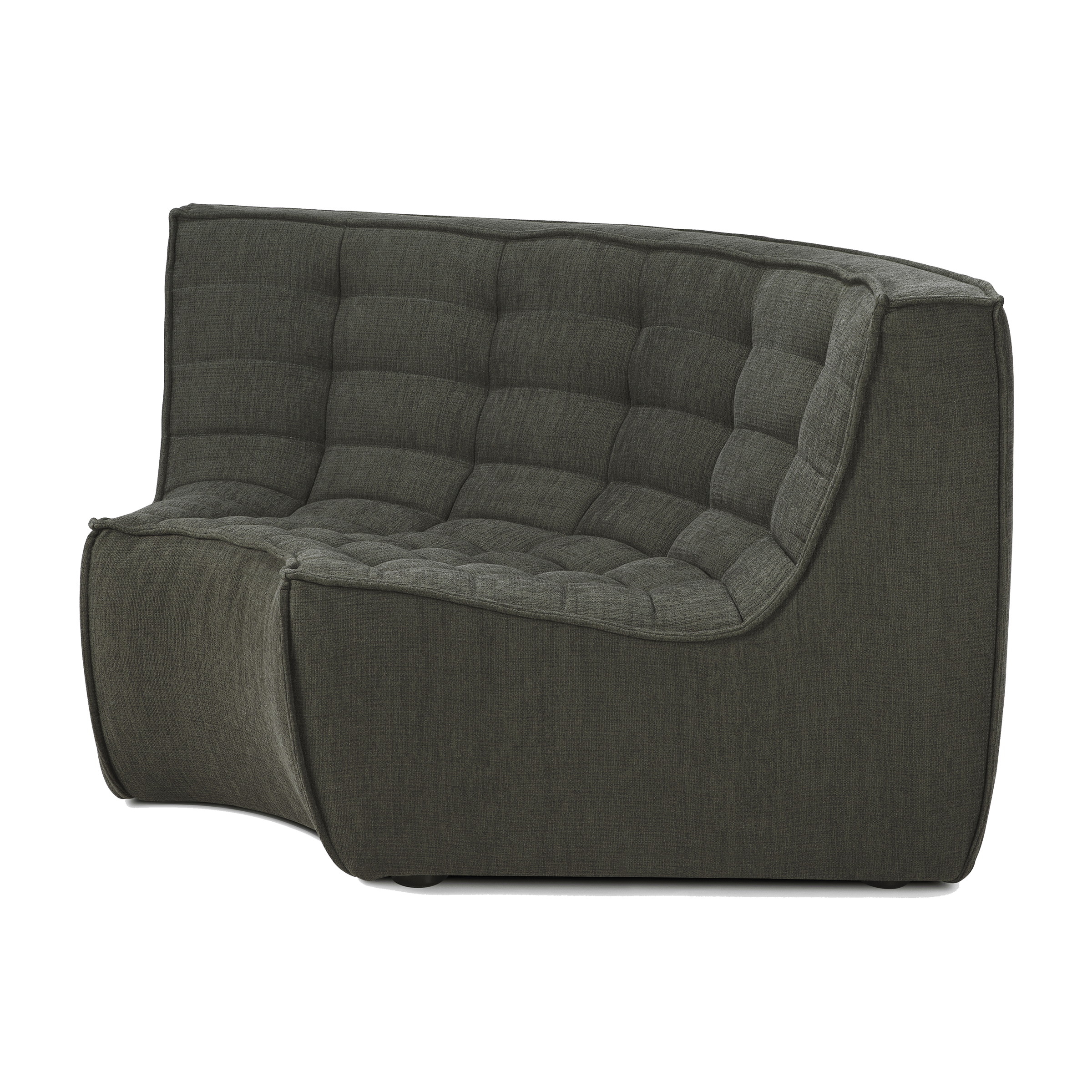 Ethnicraft Furniture N701 Modular Sofa, Corner Round