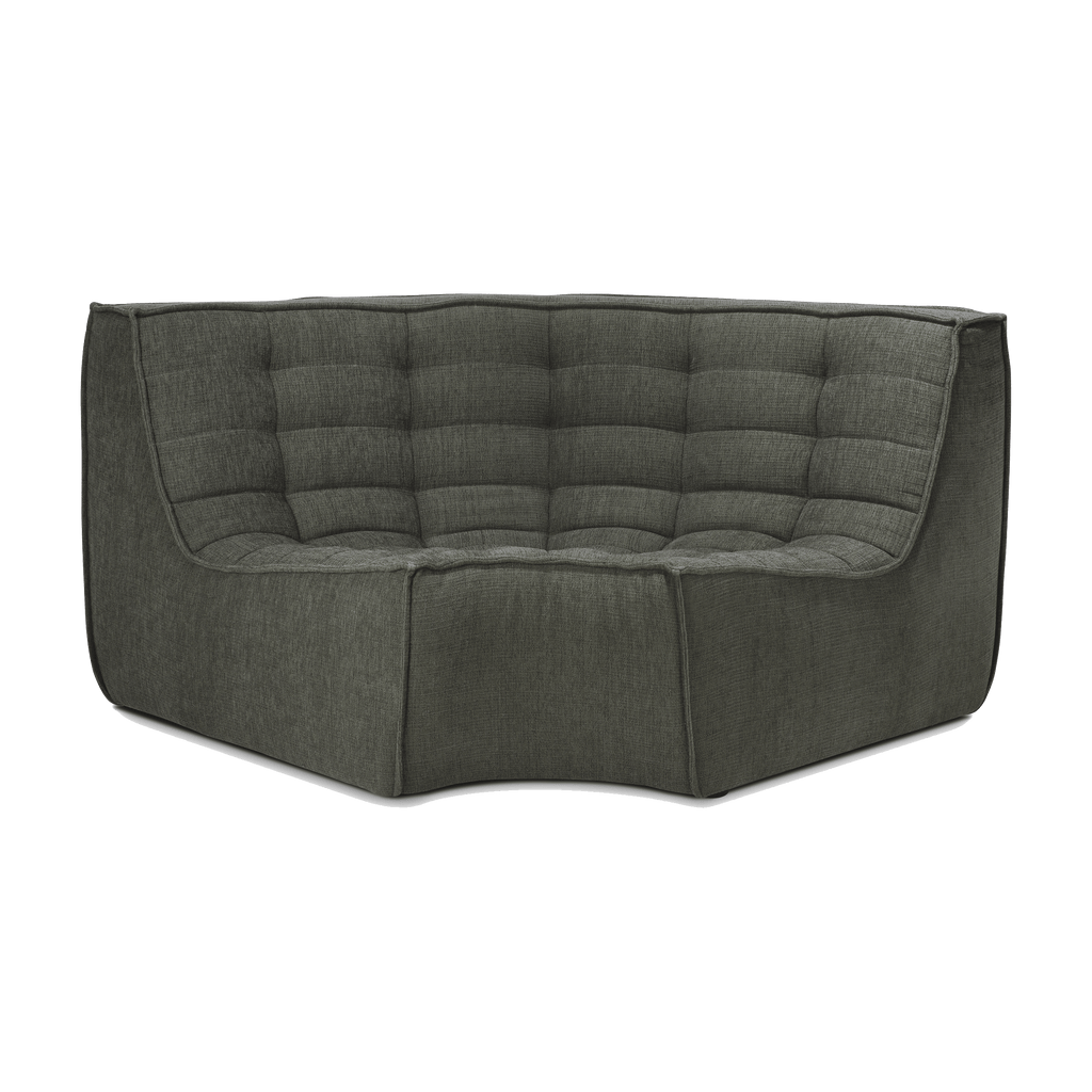 Ethnicraft Furniture Moss N701 Modular Sofa, Corner Round