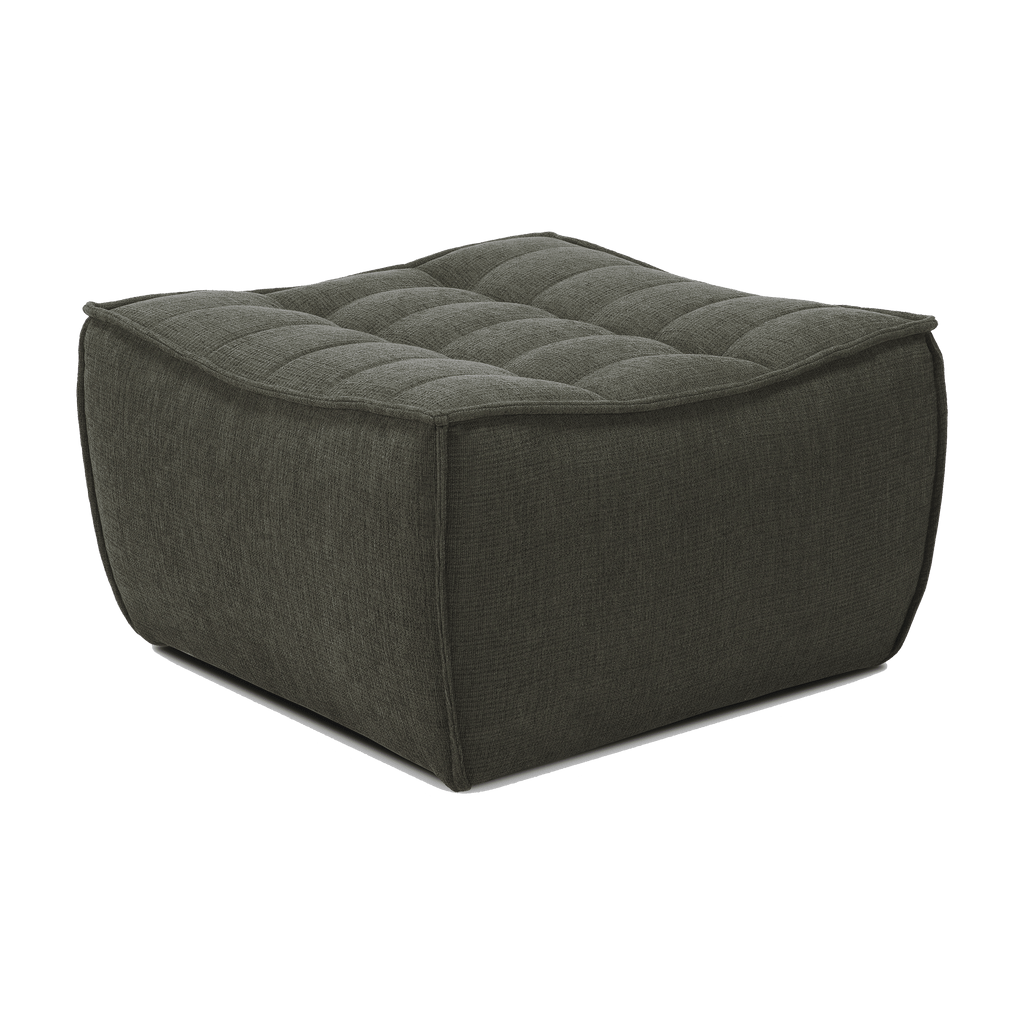 Ethnicraft Furniture N701 Modular Sofa, Footstool