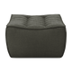 Ethnicraft Furniture N701 Modular Sofa, Footstool