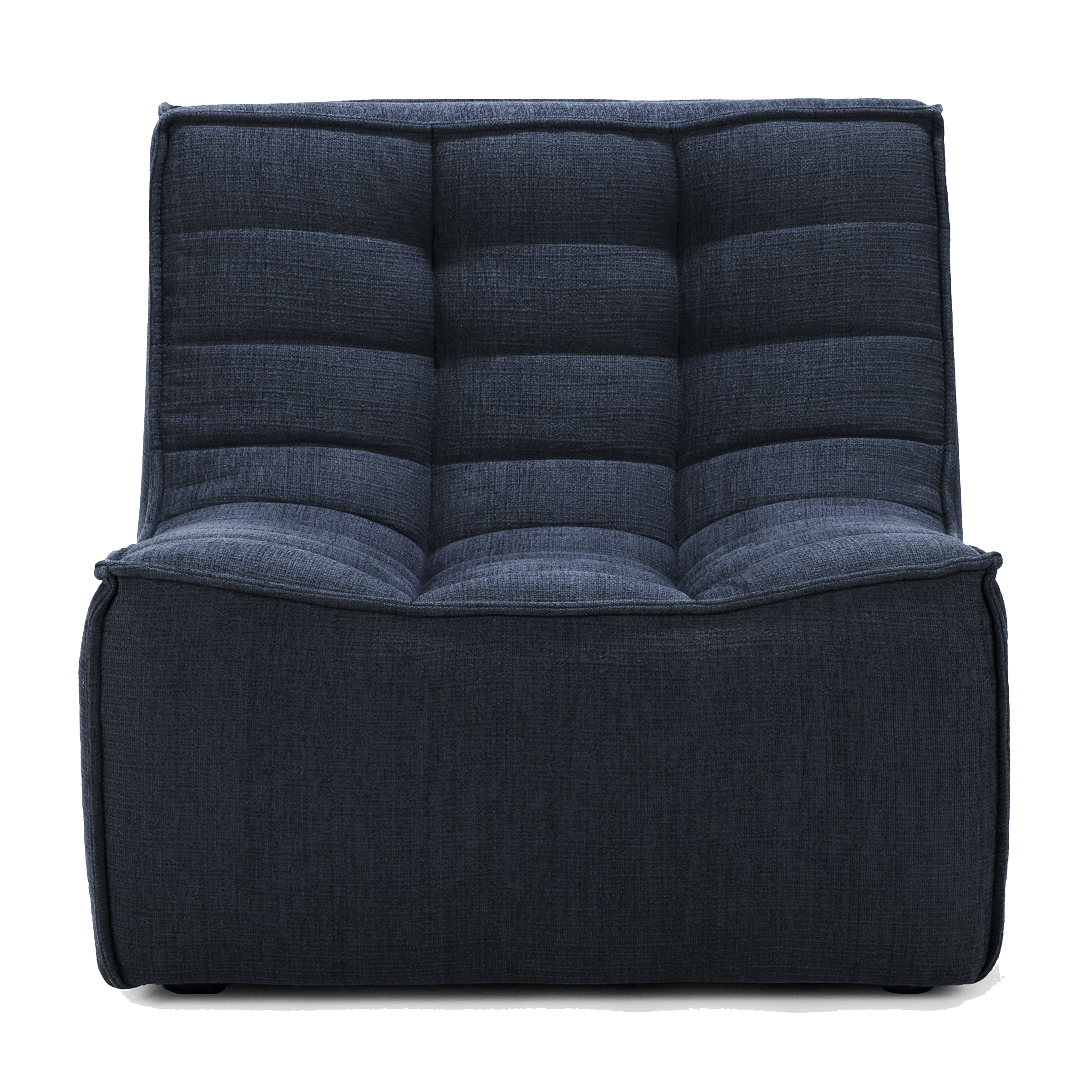 Ethnicraft Furniture Graphite N701 Sofa, 1 Seater