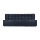 Ethnicraft Furniture Graphite N701 Sofa, 3 Seater