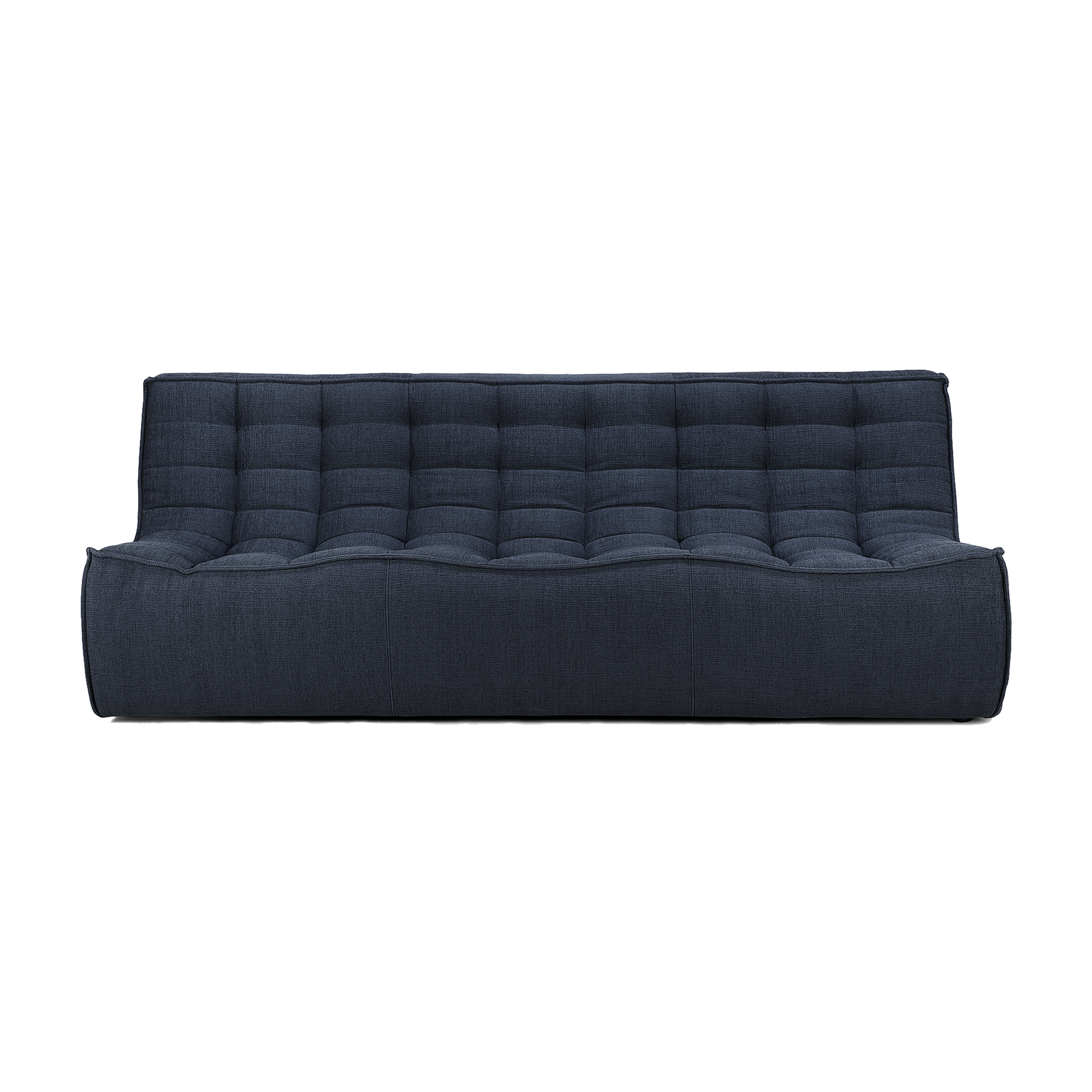 Ethnicraft Furniture Graphite N701 Sofa, 3 Seater
