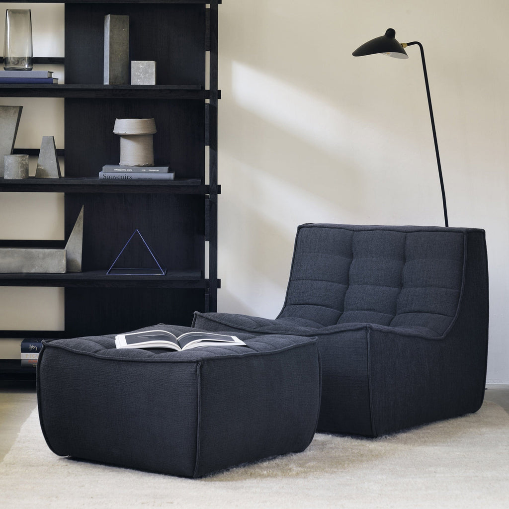Ethnicraft Furniture N701 Sofa, Footstool