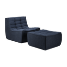 Ethnicraft Furniture N701 Sofa, Footstool