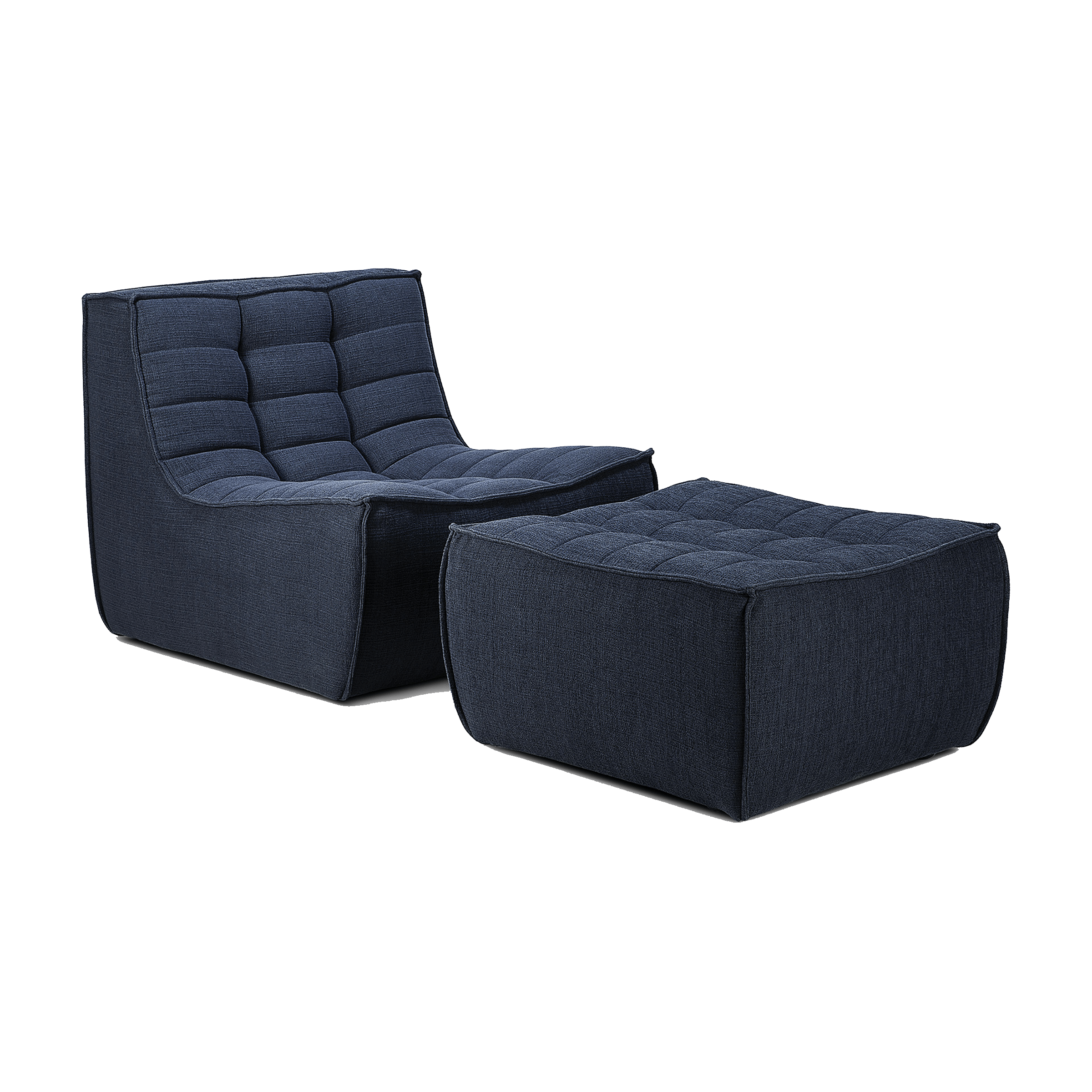 Ethnicraft Furniture N701 Sofa, Footstool
