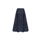 Studio D'aaRI SHOP Navy Yoke Shirring Skirt