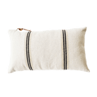 Celina Mancurti, LLC Pillow New French Cotton Pillow with Black Stripes