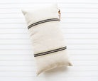 Celina Mancurti, LLC Pillow New French Cotton Pillow with Black Stripes