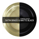 Mullan Lighting Lighting Matte Black/Satin Brass / Clear Newport Glass Globe Wall Light