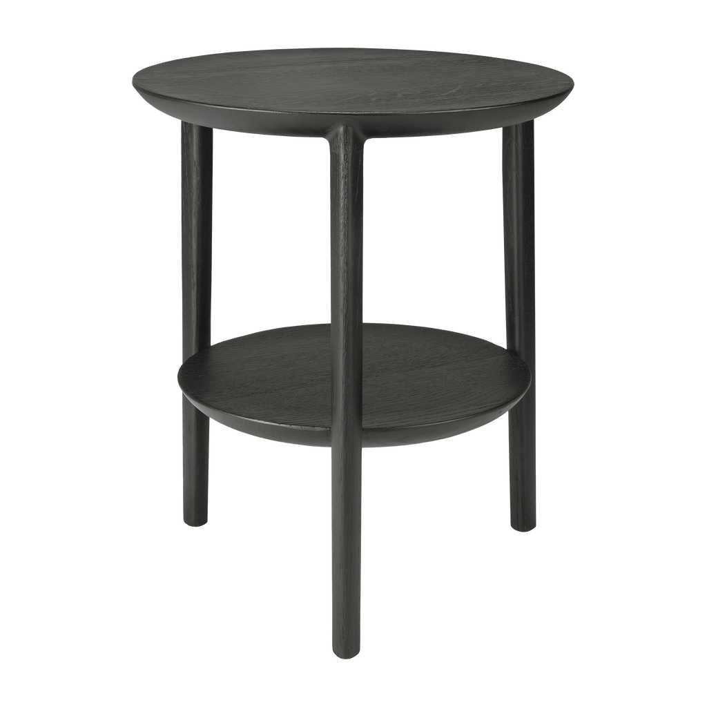 Ethnicraft Furniture Black Oak Oak Bok Side Table