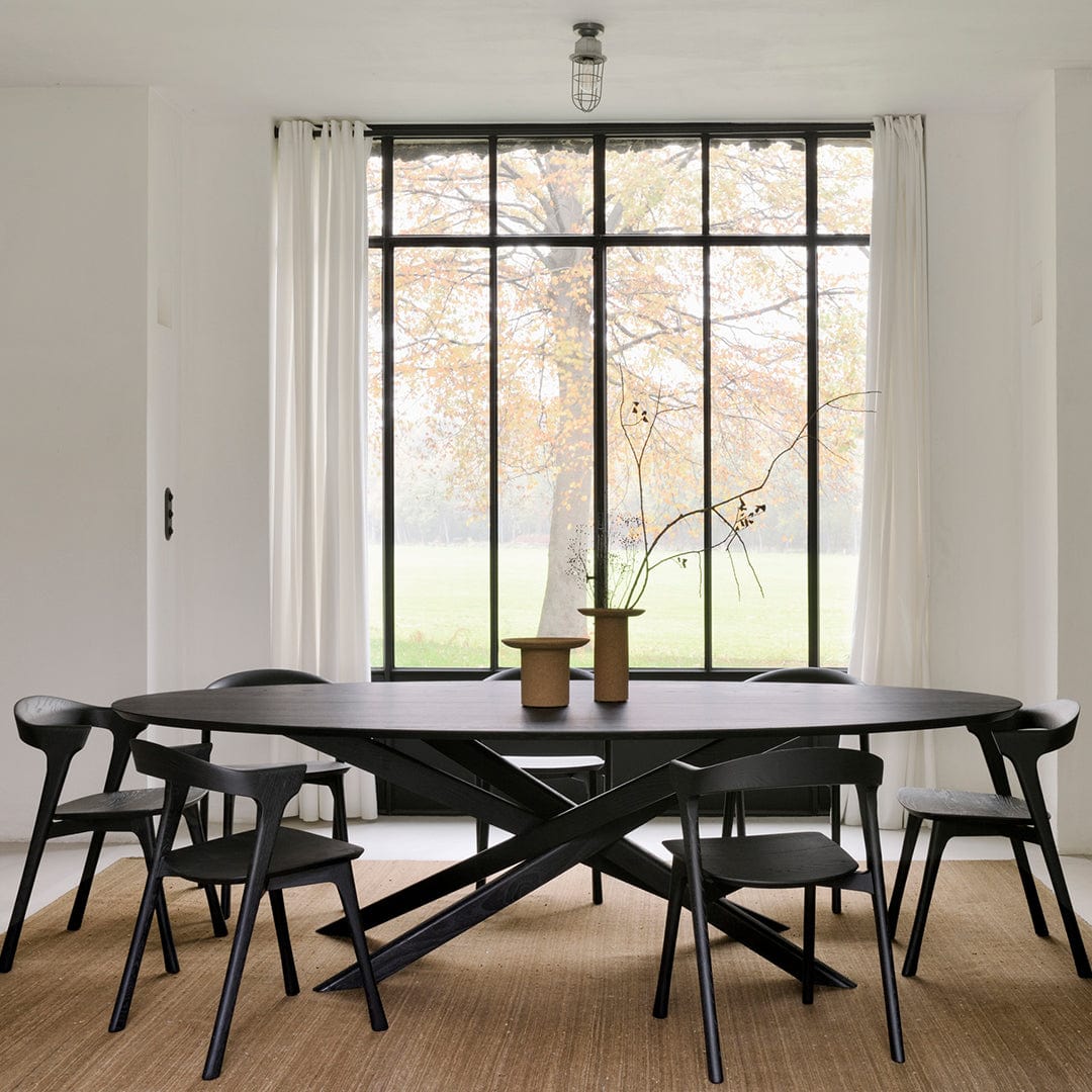 Ethnicraft Furniture Oak Mikado Oval Dining Table