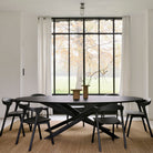 Ethnicraft Furniture Oak Mikado Oval Dining Table