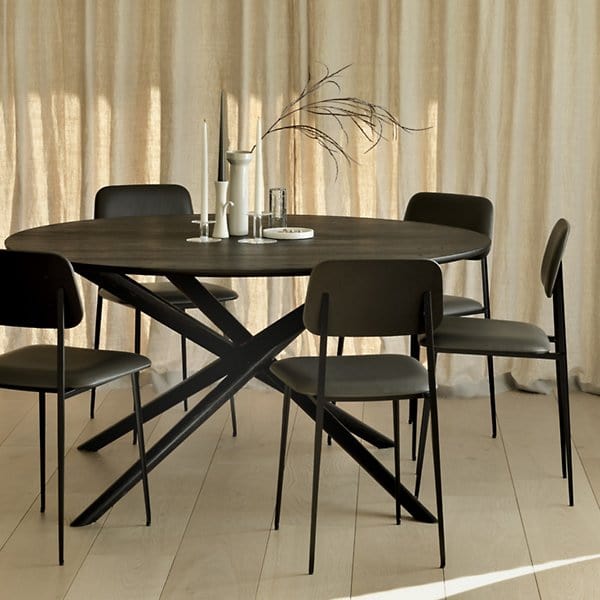 Ethnicraft Furniture Oak Mikado Round Dining Table